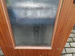 Usa de interior din lemn masiv cu geam 199x74cm - imagine 4