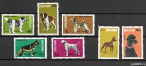 Romania 1981 - Expozitia canina, serie nestampilata, MNH, LP 1024