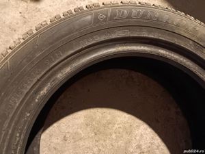 Vand 2 roti cu jante tabla originale VW 5x100 si cauciucuri vara 205/55 R16 - imagine 2