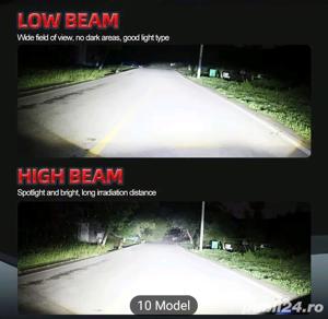 Bec led H7 cu lupa - imagine 2