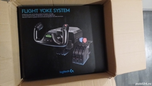 VAND APROAPE NOU Logitech Flight Yoke + Throttle Quadrant + Multi Panel - imagine 4