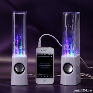  Boxe-Apa dansatoare cu 4 efecte de lumina diferita, 2 x 3 W, Nou! - imagine 3