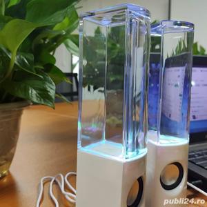  Boxe-Apa dansatoare cu 4 efecte de lumina diferita, 2 x 3 W, Nou! - imagine 2