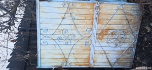 Uși intrare din aluminiu și Porți metalice pentru Gard - imagine 2