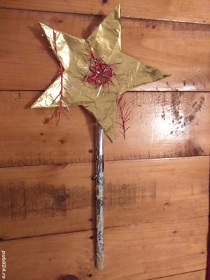 Sorcova si Stea pentru colind sarbatori realizate manual - imagine 2