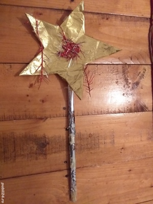 Sorcova si Stea pentru colind sarbatori realizate manual - imagine 4