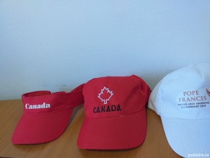 4 Sapca,2 rosii sigla Canada;-Şapcă Colecţie Papa Francis 2019 - imagine 2