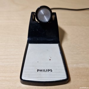 Microfon Vintage Sony F-10S audio profesional cu baza Philips 