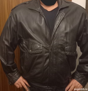 Haina de Piele Naturala XL - imagine 2