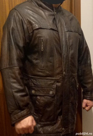 Haina de Piele Naturala XL - imagine 5