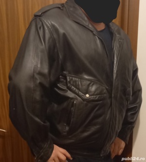 Haina de Piele Naturala XL - imagine 4