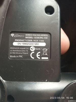 Vând volan cu pedale Genesys 