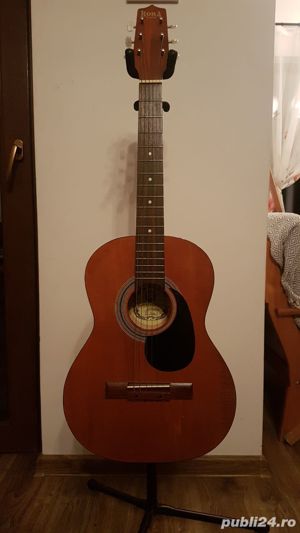 Chitara Acustica Hora M 3 4 + Curea Nylon Strap + Husa Dimavery Nylon - imagine 4
