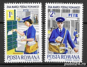 Romania 1982 - Ziua marcii postale romanesti, serie nestampilat, MNH, LP 1065
