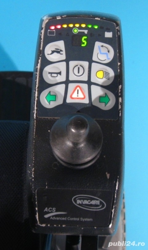 Carucior electric  Invacare G50 - 6 km h - imagine 9