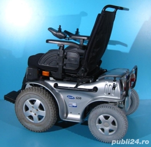 Carucior electric  Invacare G50 - 6 km h - imagine 8