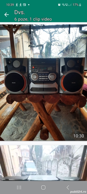 Vând combina audio Philips functionala - imagine 3