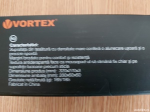 Mouse pad ergonomic model VORTEX VG7701-3 , material textil