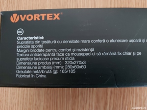 Mouse pad ergonomic model VORTEX VG7701-3 , material textil - imagine 2