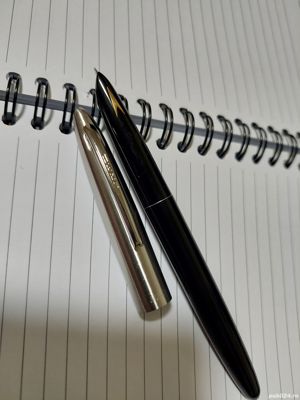 Stilou chinezesc clasic cu pompa Hero Iridium Tipped Nib 329 sageata - imagine 2