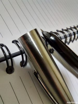 Stilou chinezesc clasic cu pompa Hero Iridium Tipped Nib 329 sageata - imagine 5