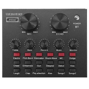 Mixer,placa de sunet,multifunctionala, Bluetooth,6 oduri sunet,12 efecte,nou