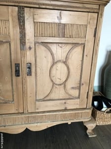 Dulap din lemn, cu vitrina - imagine 4