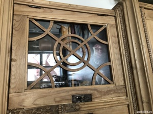 Dulap din lemn, cu vitrina - imagine 3