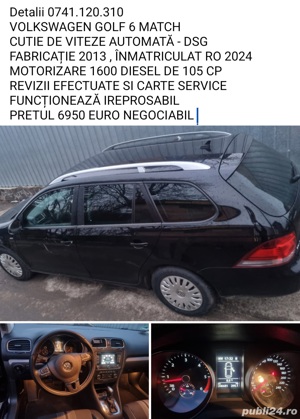 VW Golf 6 diesel,  cutie Automata - imagine 2