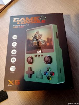 consola gaming retro portabina cu jocuri 200 - imagine 2