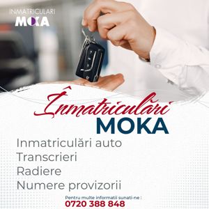 Inmatriculari - Transcrieri - Radiere - Numere provizorii