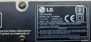 DVD Player LG DVX9900 - imagine 10