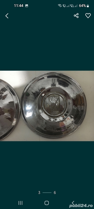 capac roată nsu/fiat - imagine 3