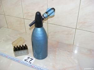 Sifon vechi cu capsule, anii 1970 (cod 27)  - imagine 3