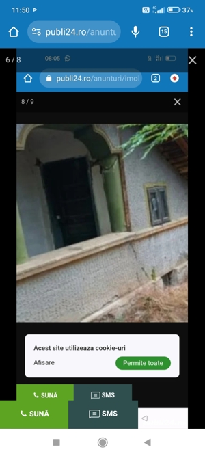 Proprietar vând teren intravilan cu casă demolabila in Poeni  - imagine 2