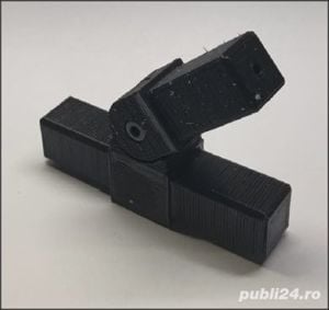 Conector 4 brate pline =15lei  din rasina sintetica inalta rezistenta-pt. teava rectangulara rotunda - imagine 7