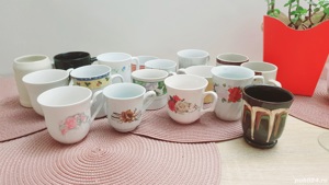 Cani cafea diverse modele si culori, 18 buc.