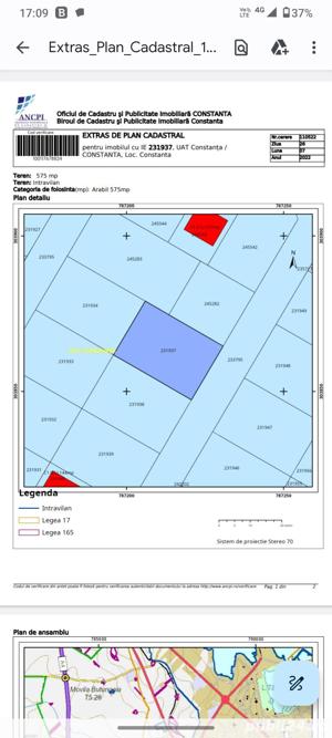 Constanta zona Aurel Vlaicu, Raja , teren intravilan 575 m2. - imagine 5