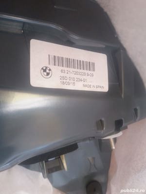 Stop spate lampa BMW Seria 5 (F10/F11), stanga cu LED original cod.63217203229 - imagine 3