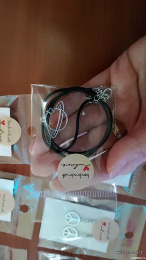 Bijuterii fashion Handmade: Cercei, Coliere, noi ambalate individual - imagine 3