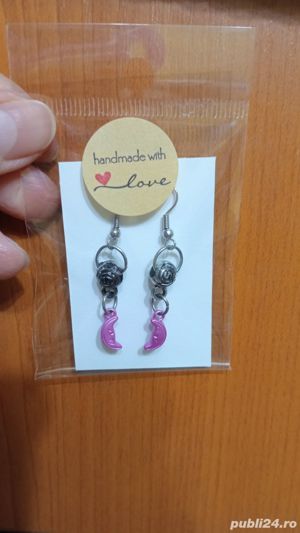 Bijuterii fashion Handmade: Cercei, Coliere, noi ambalate individual - imagine 10