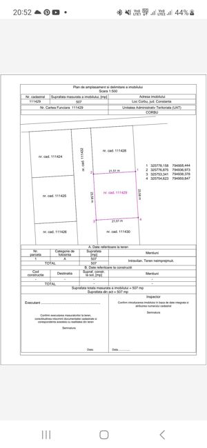 Teren intravilan loc.Corbu Jud Constanta  - imagine 2