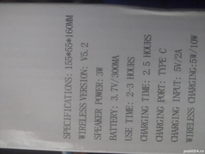 Lampa inteligenta G63 cu încărcare wireless pentru telefon - imagine 7