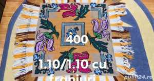 fețe de masă cusute în chelin cu franjuri împletiți  - imagine 5