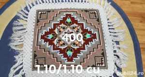 fețe de masă cusute în chelin cu franjuri împletiți  - imagine 4