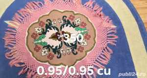 fețe de masă cusute în chelin cu franjuri împletiți  - imagine 2