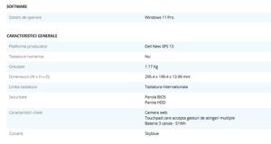 Laptop Dell XPS 13 9315  i7 13.4", Full HD+, 16GB, Windows, Office - imagine 6