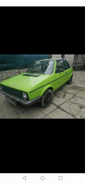 Vând Vw Golf 1 Cabriolet model America 