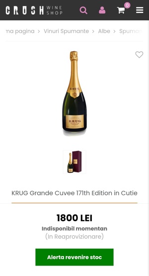 Sampanie Krug Grande Cuvee 171th Edition  - imagine 2