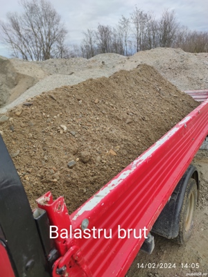 Transport nisip, balastru , piatra de cariera , sorturi de balastiera  , pamant - imagine 5